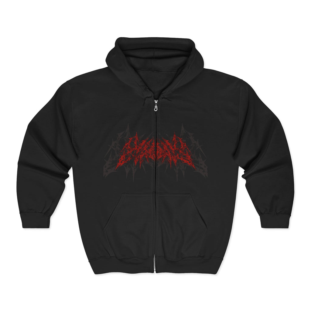 Veins Of Fire Zip-Up Hoodie