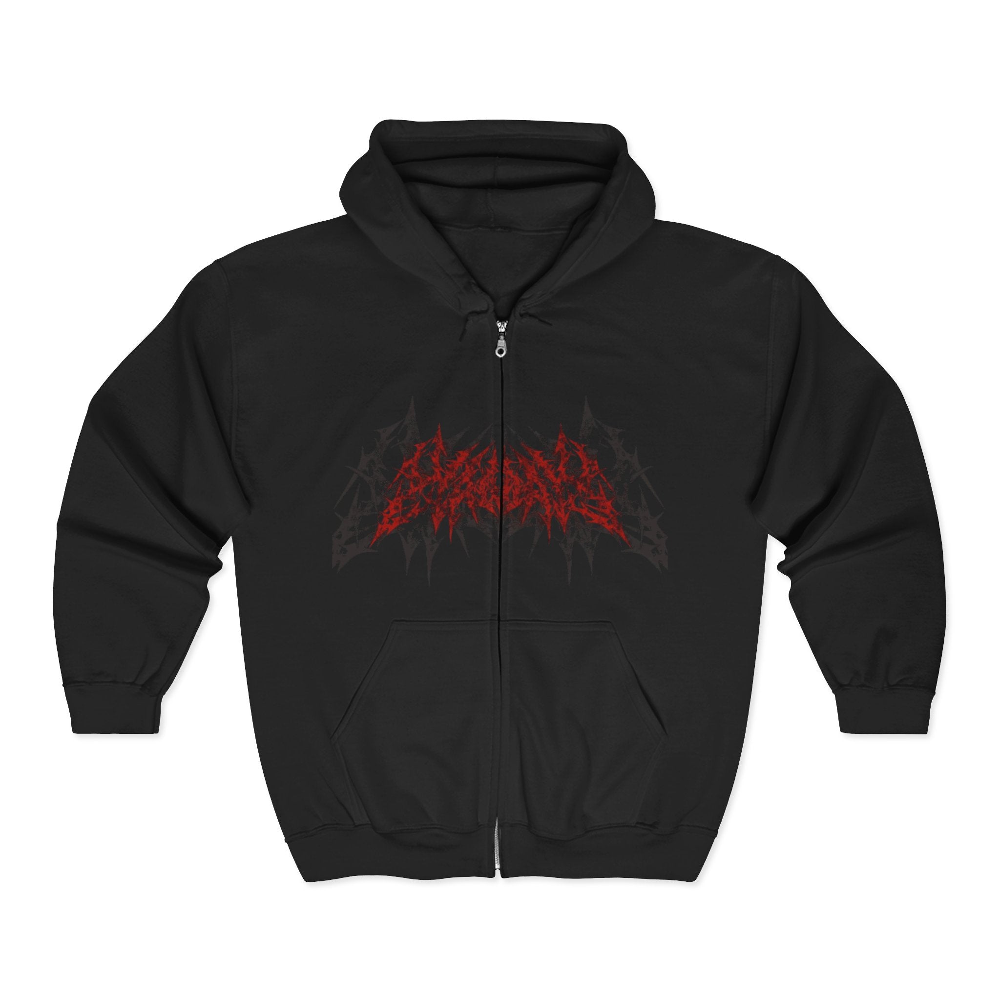 Veins Of Fire Zip-Up Hoodie