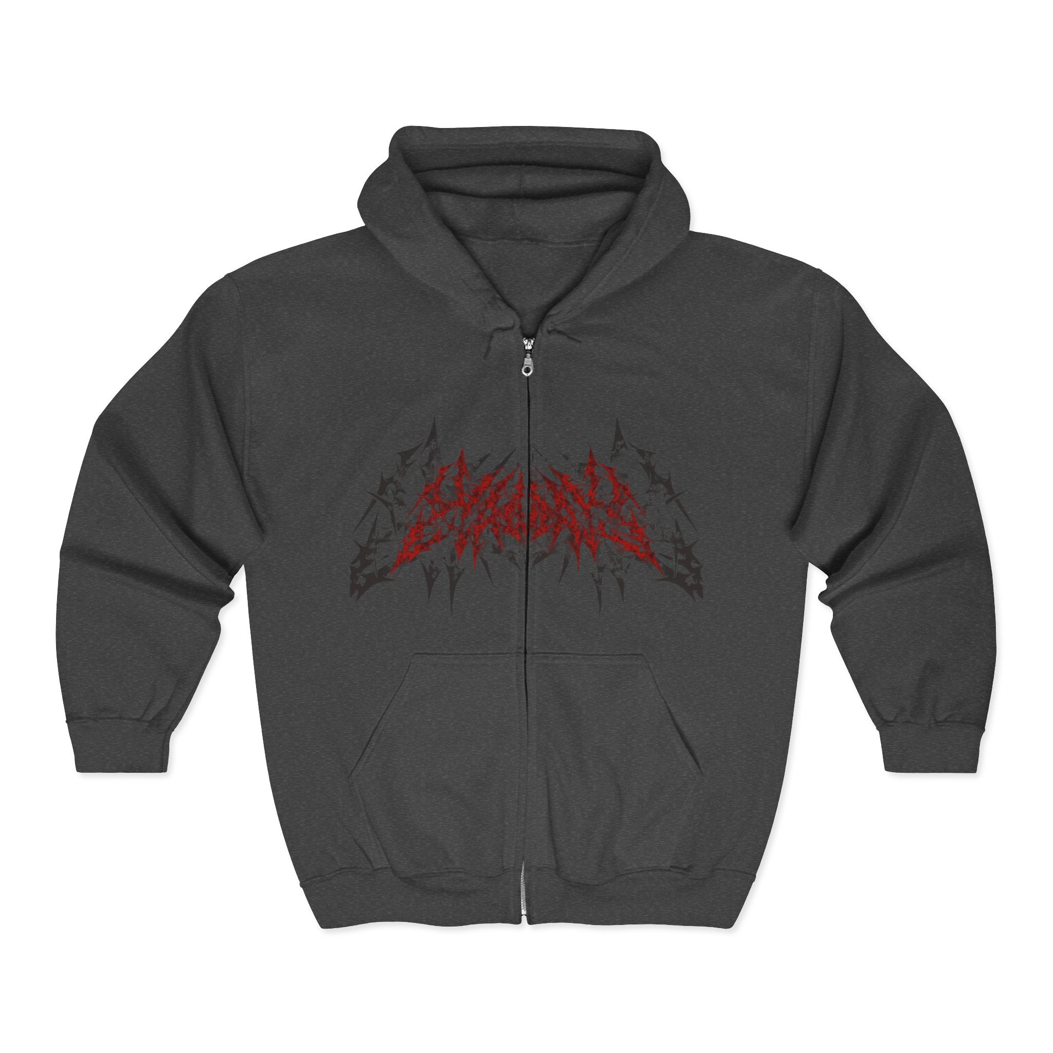 Veins Of Fire Zip-Up Hoodie