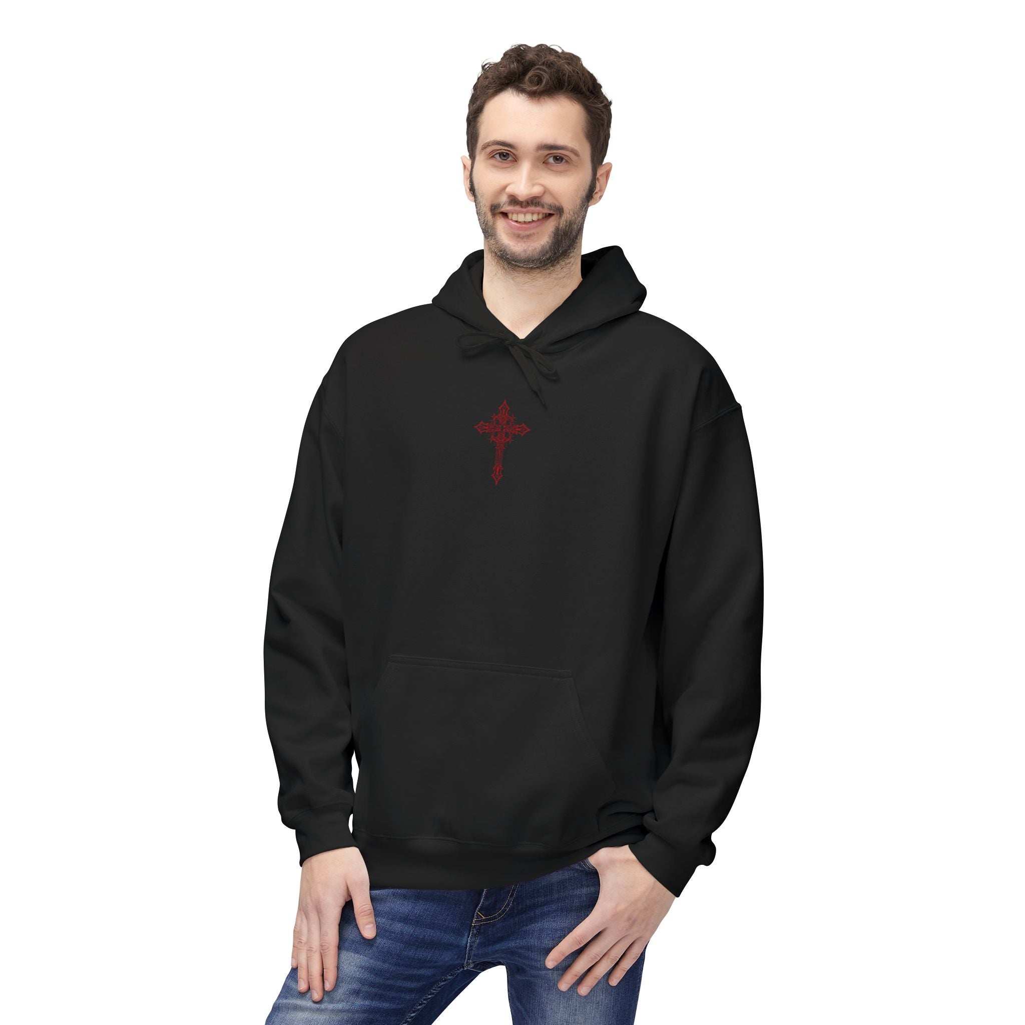 Cross Face Hoodie