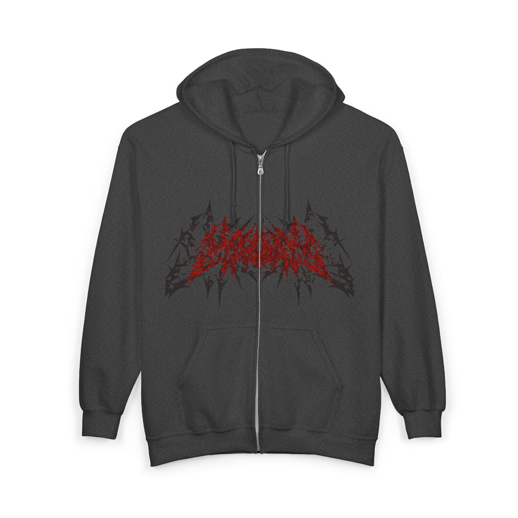 Veins Of Fire Zip-Up Hoodie