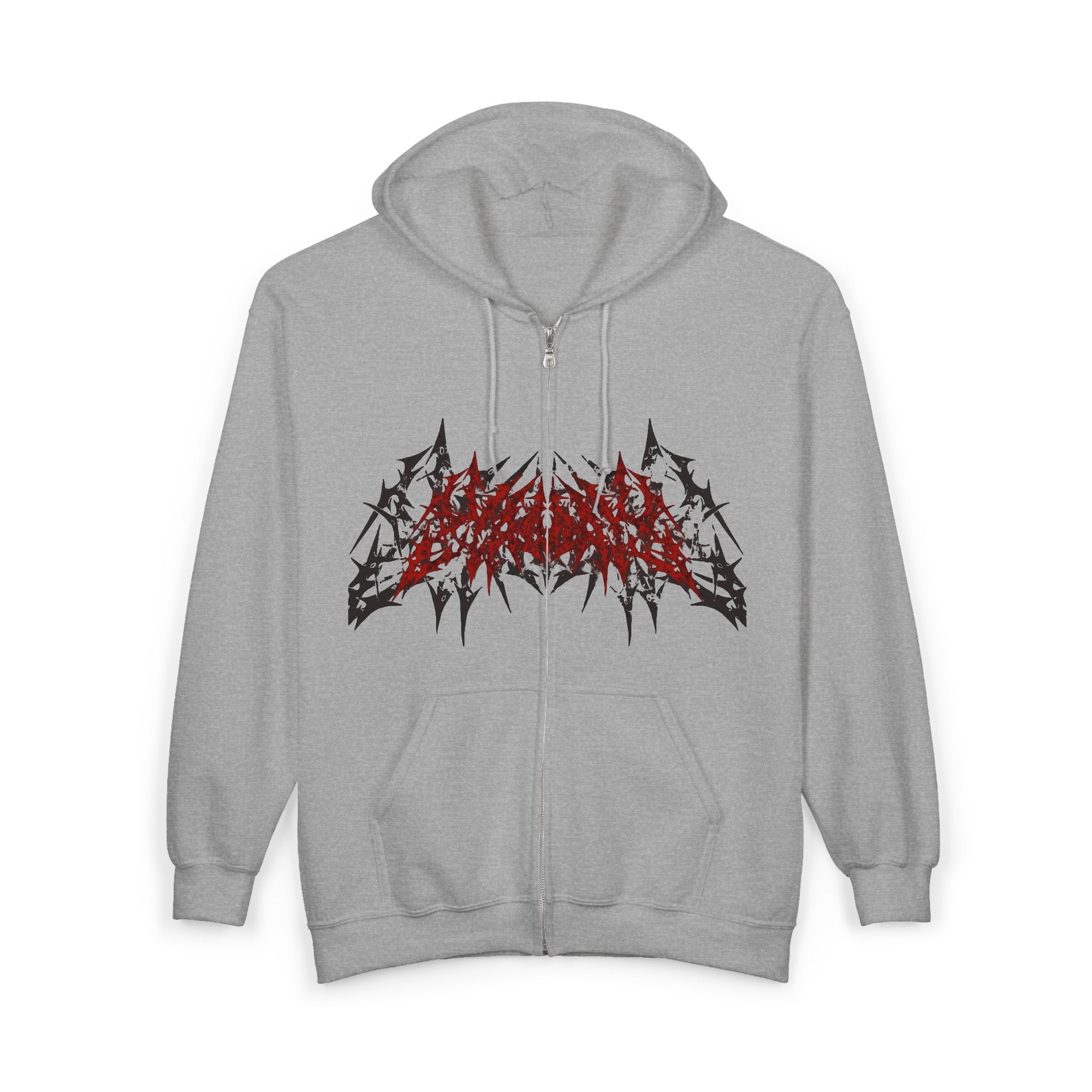 Veins Of Fire Zip-Up Hoodie
